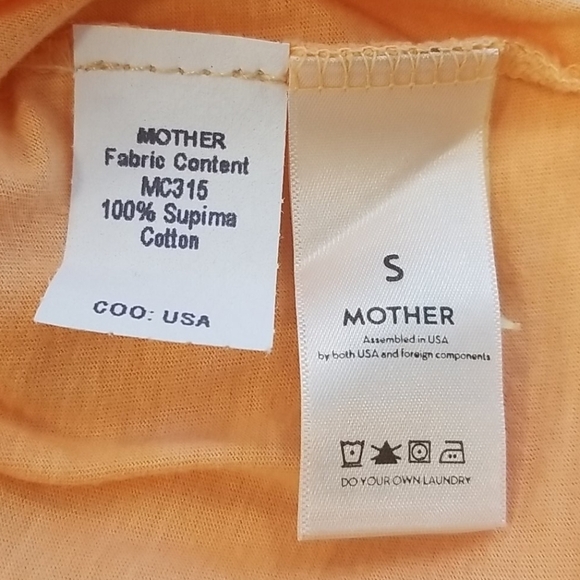 💕MOTHER💕 Graphic Tee Boxy Goodie Goodie Tee Expensive Recreation Polo S NWOT - Picture 5 of 7